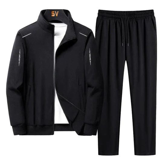 Velina Moda | Tracksuit - Comfortable set with sporty jacket and elastic pants for daily wear