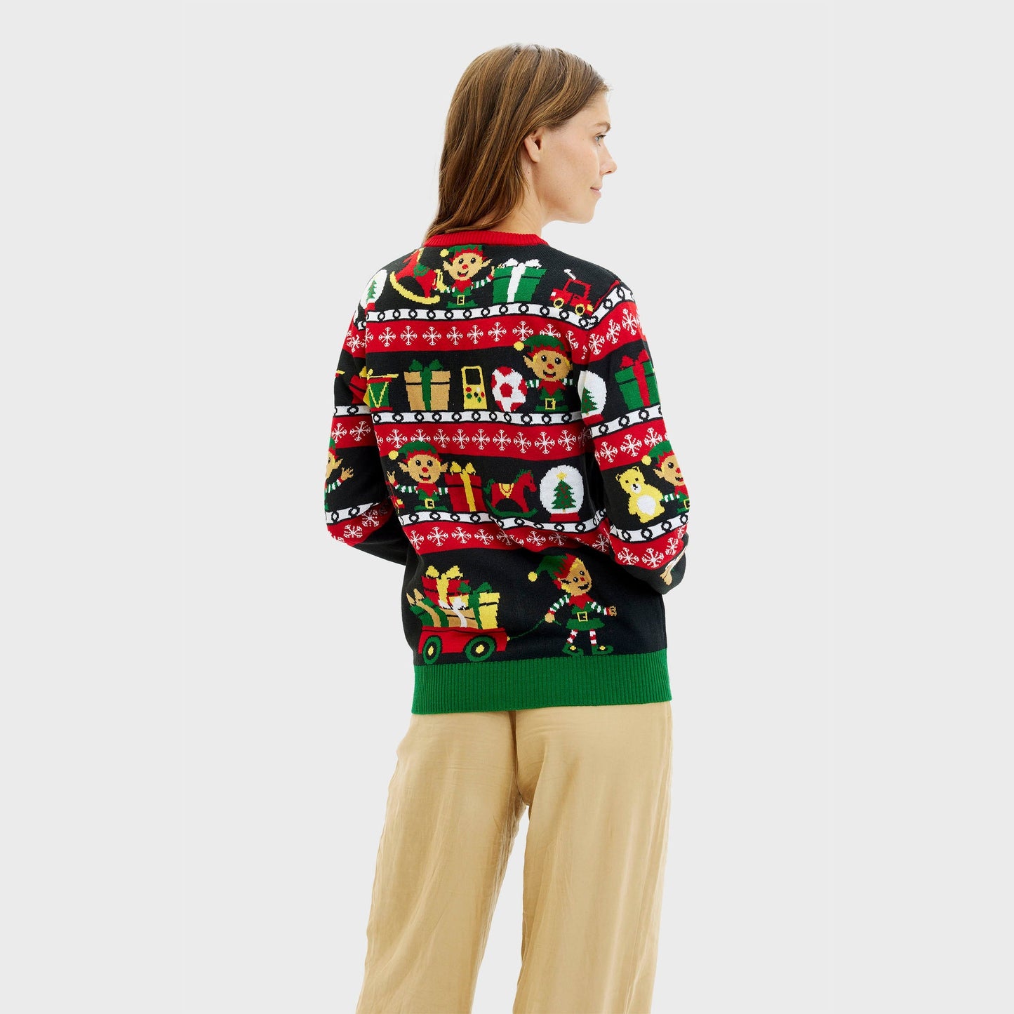 Velina Moda | Santa's Workshop Christmas Sweater Women's