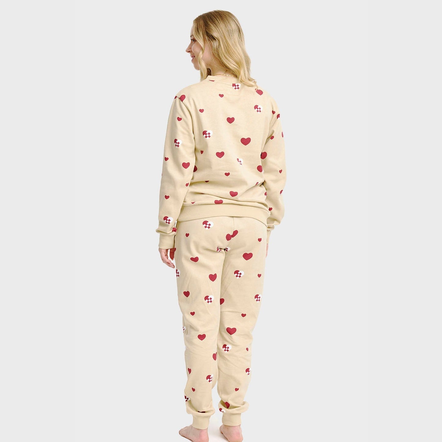 Velina Moda | Christmas Heart Sweatset Women