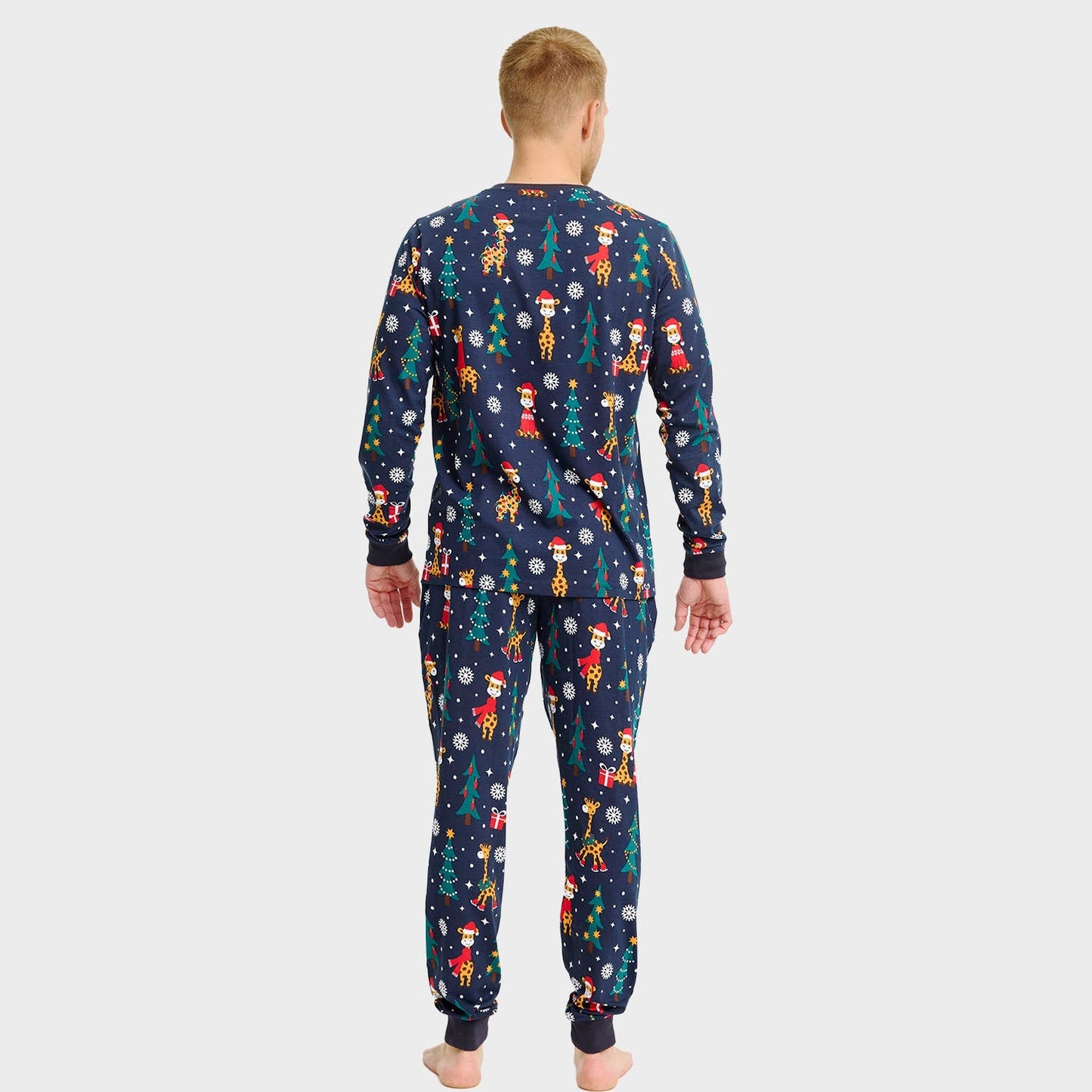 Velina Moda | The Giraffes Christmas Pajamas Men's