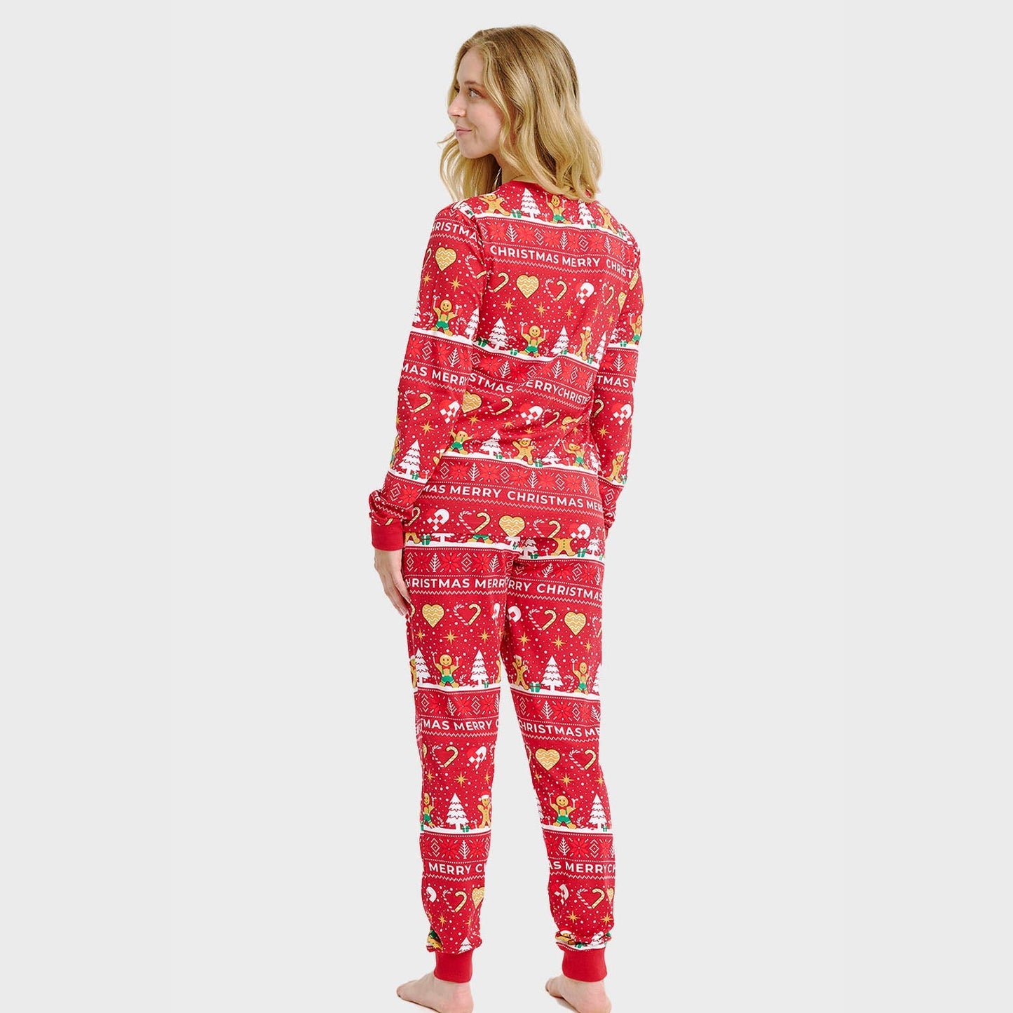 Velina Moda | Christmas Cookie Christmas Pajamas red Women