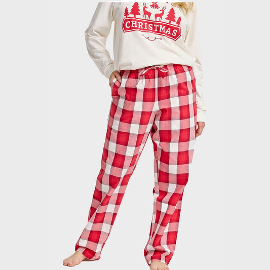 Velina Moda | Flannel Christmas pants Women