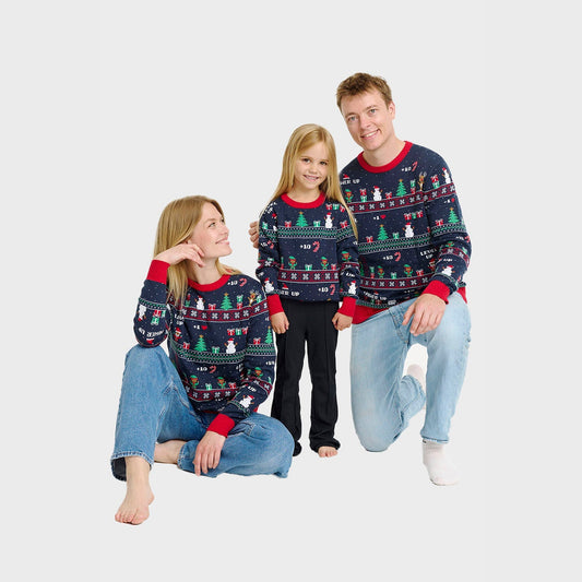 Velina Moda | Vintage Gaming Christmas Knit Sweater Women
