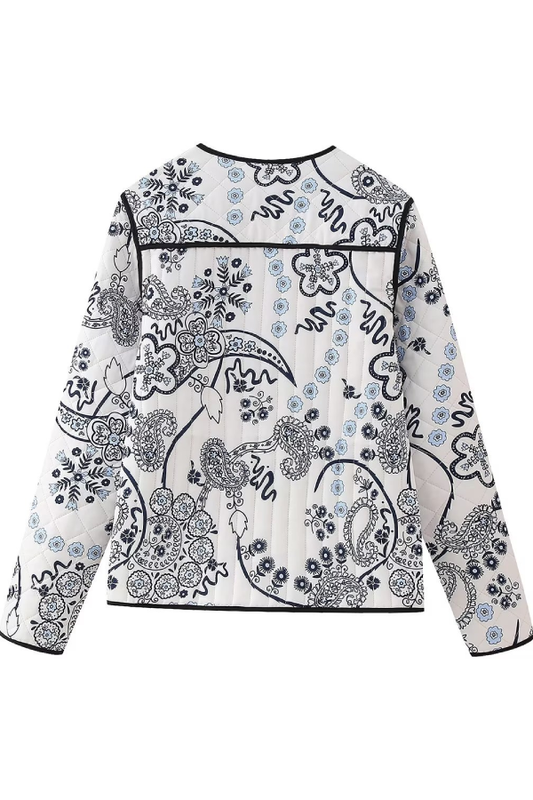 Velina Moda | Casual Quilted Cotton Jacket