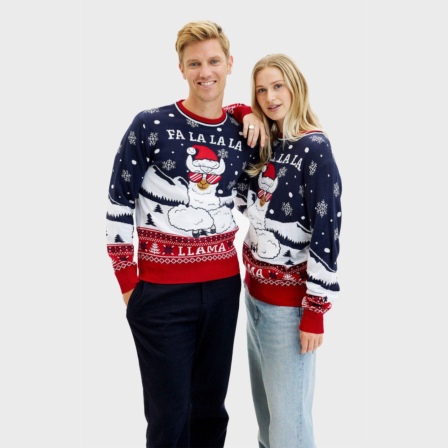 Velina Moda | Fa La La La Llama Sweater Men's
