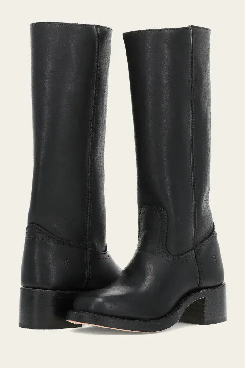 Velina Moda | Girls' leather boots with elegant fit