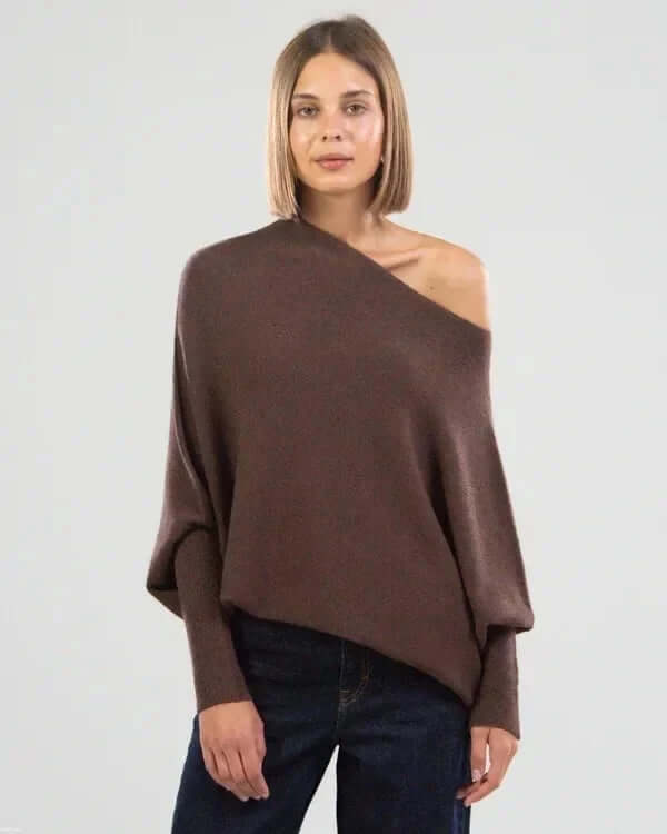 Velina Moda | Draped Turtleneck Sweater Women - Sweater Women