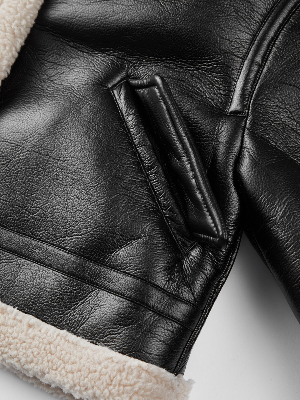 Velina Moda | Padded Suede Flight Jacket