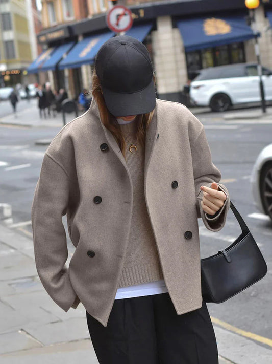 Velina Moda | Style Oversized Button-Down Jacket