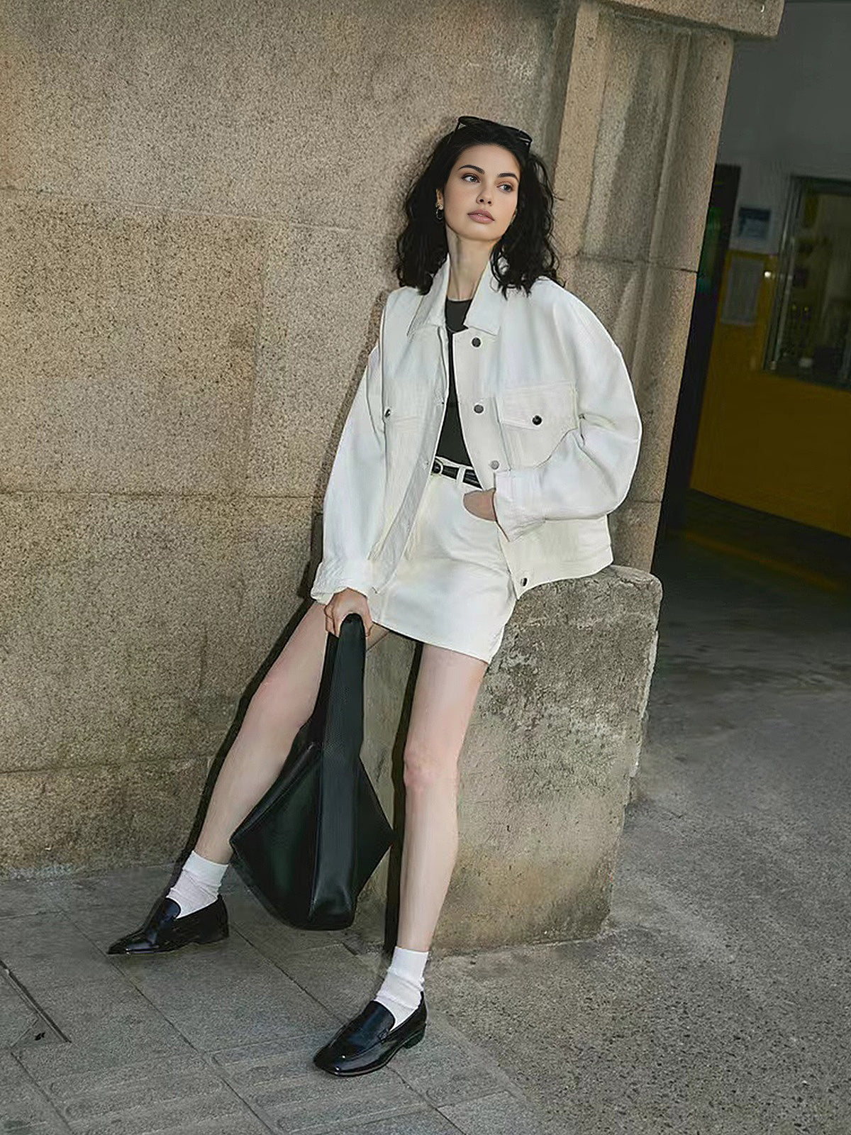 Velina Moda | Cotton Polo Jacket