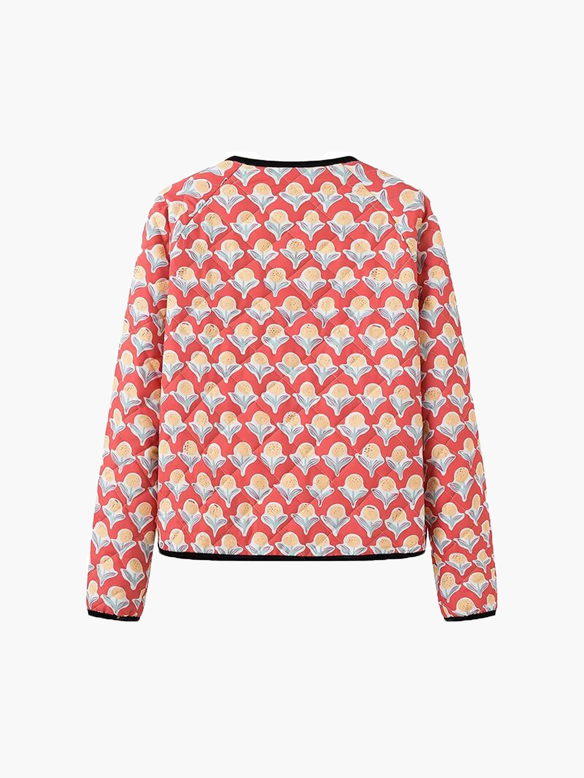 Velina Moda | Piping Lace-Up Jacket