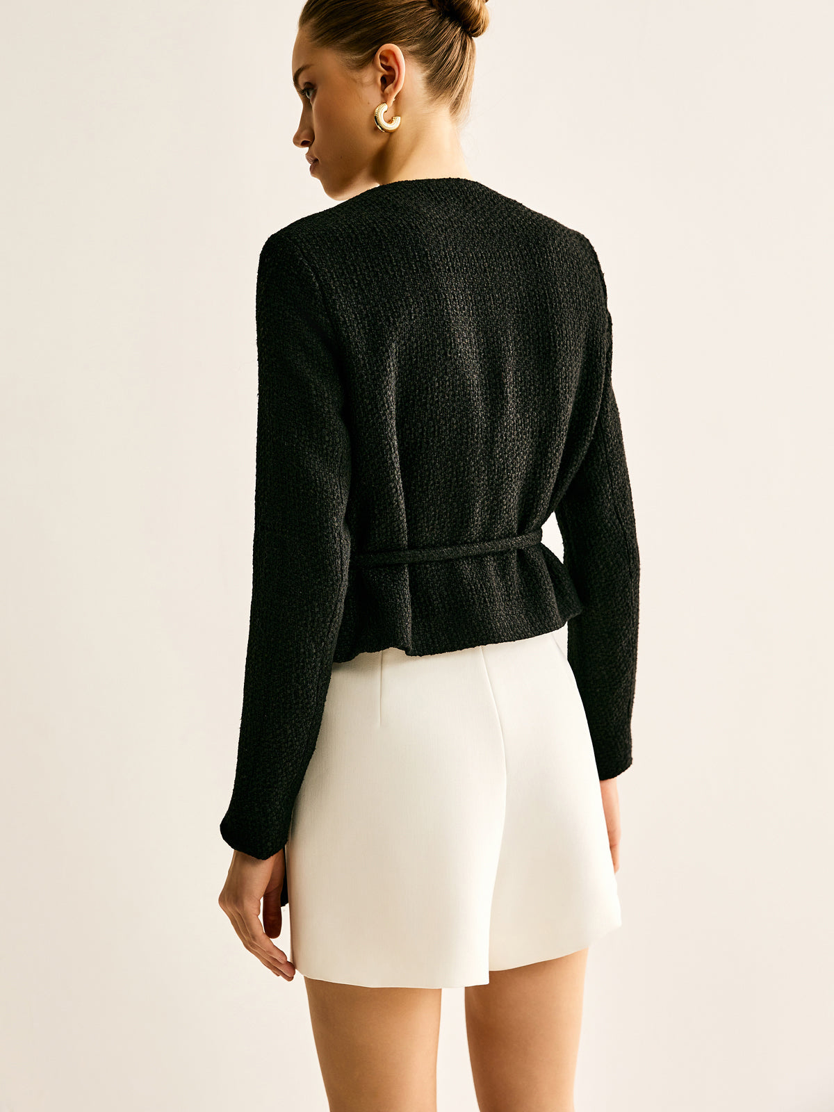 Velina Moda | Belted Button Dress