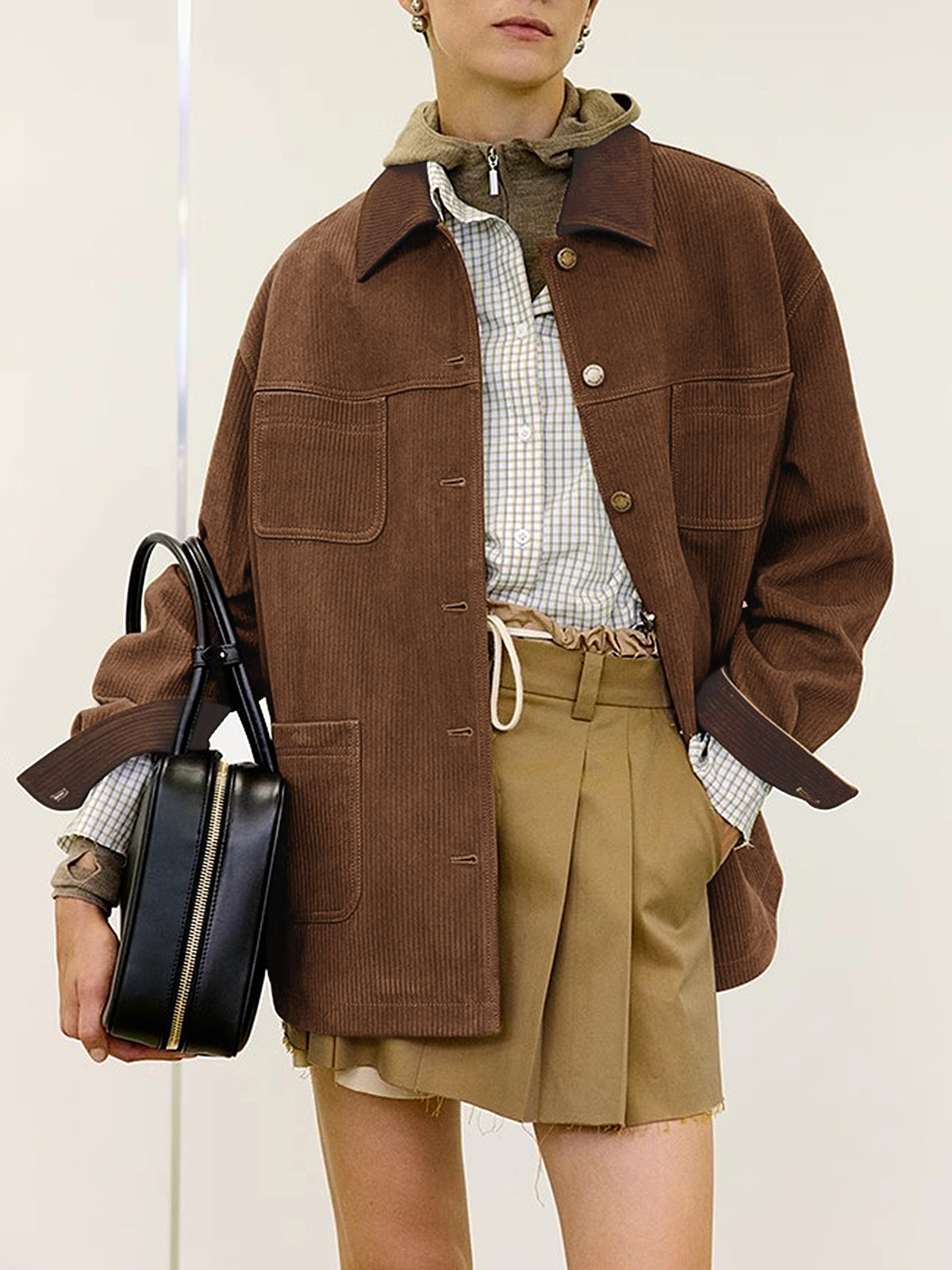 Velina Moda | Cordura Cargo Polo Jacket