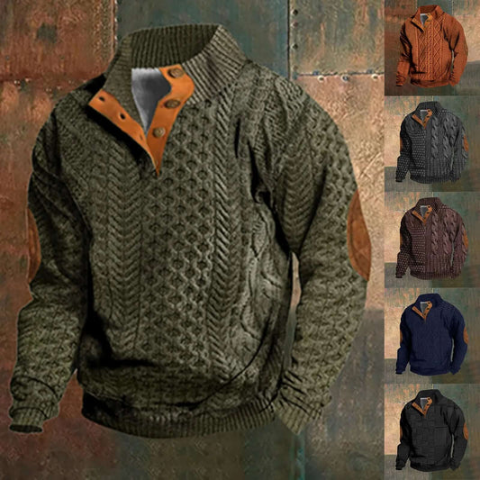 Velina Moda | Retro Shirt - Men's Shirts Long Sleeve Casual