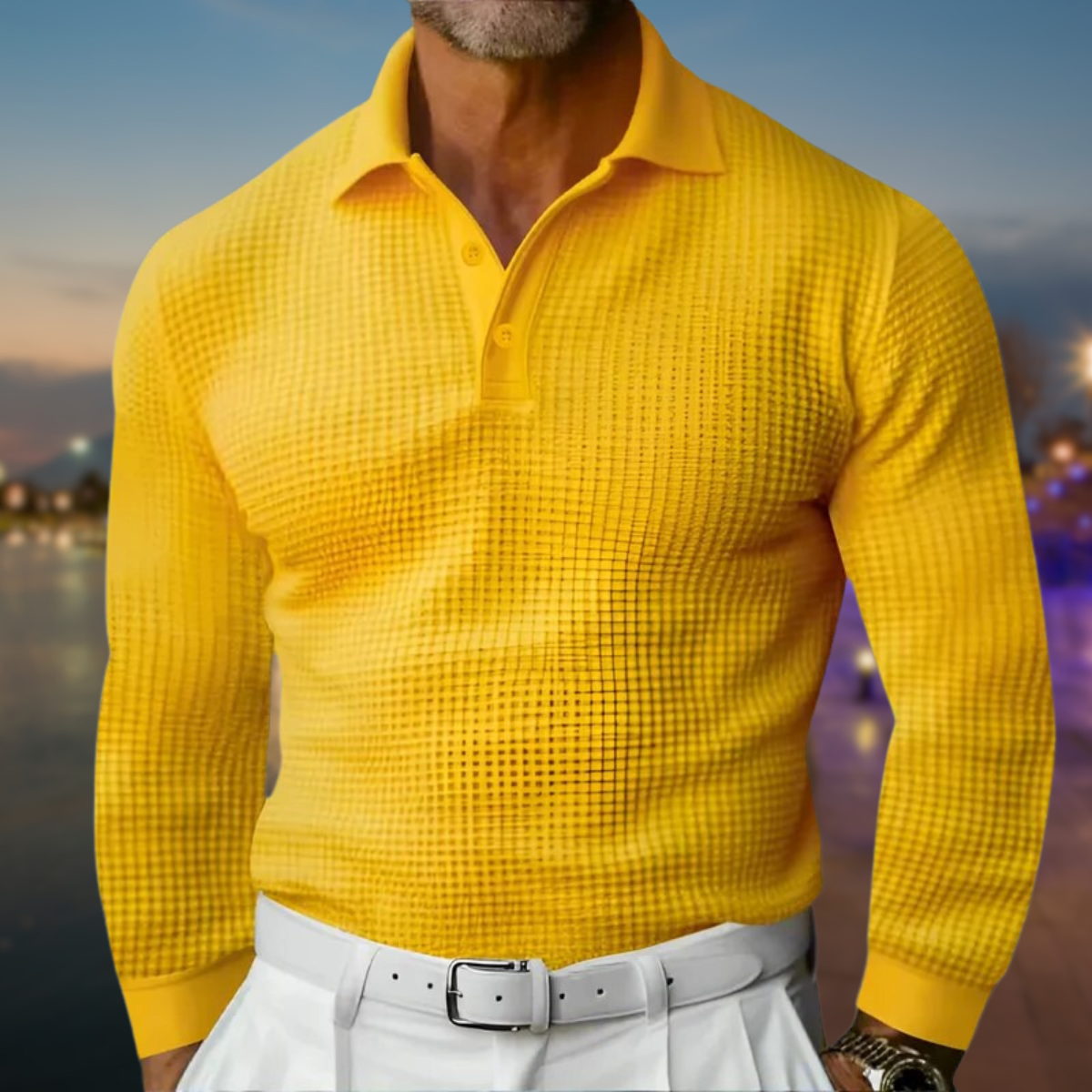 Velina Moda | Polo Sweatshirt - Men's Fashion Casual Cotton