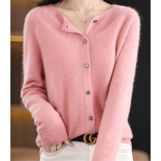 Velina Moda | Cardigan with Buttons Timeless Sweatshirt