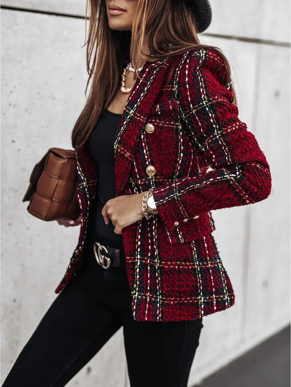 Velina Moda | Jacket with long sleeves - transitional jacket Velina Moda | with pattern