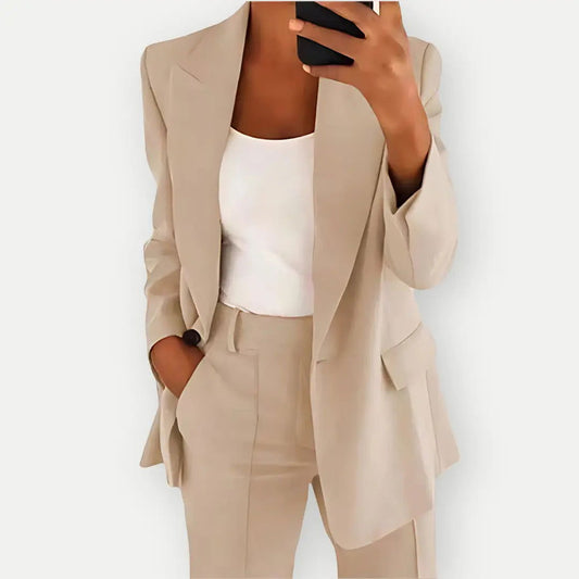 Velina Moda | Blazer and Pants Set - Women's Clothing