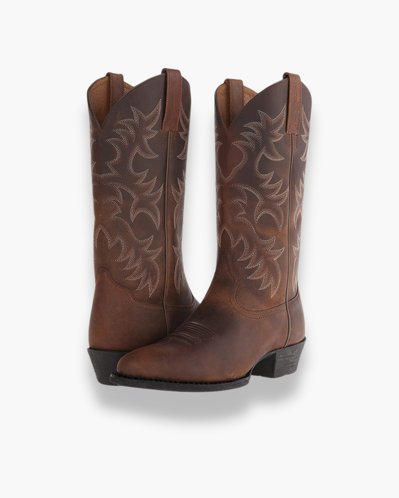 Velina Moda | Cowboy Boots Ladies - Black Western Boots