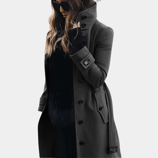 Velina Moda | Trench coat for women - Warm jackets