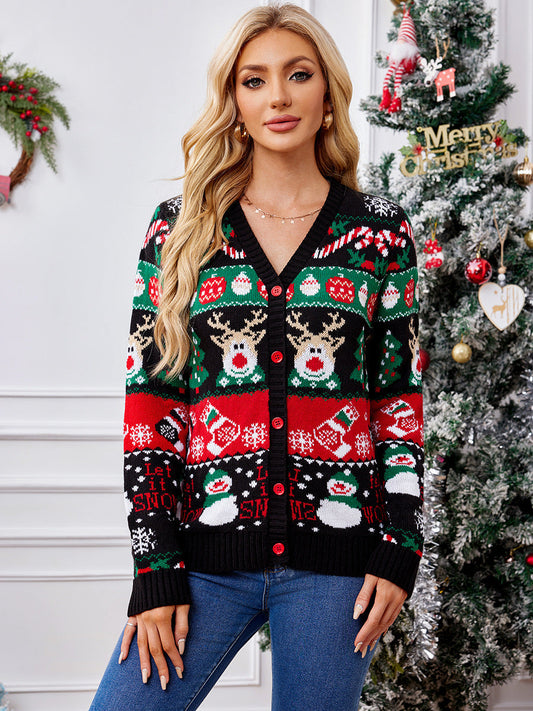 Velina Moda | Knitwear Women's V Neck Cardigan