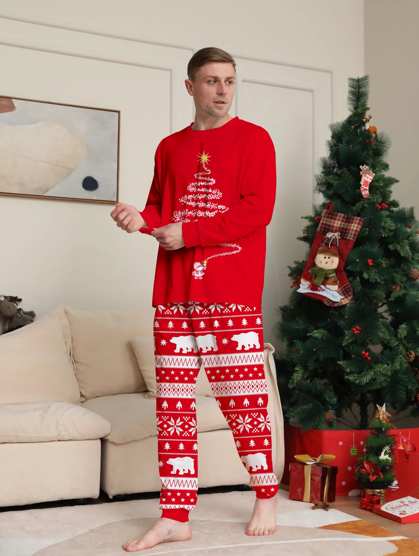 Velina Moda | Christmas Pajama Set - Soft, Warm & Cozy Matching Outfits for the Holidays