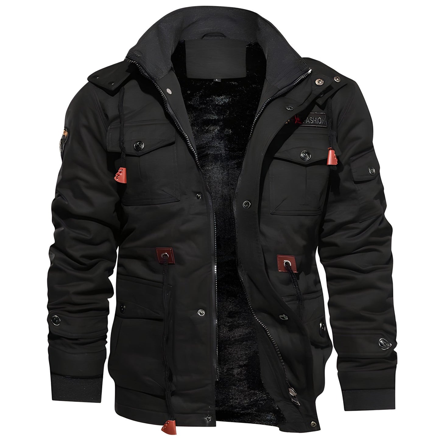 Velina Moda | Military jacket with multiple pockets