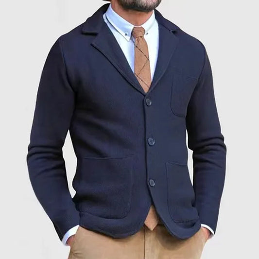 Ramiro - Men's knit blazer-style cardigan