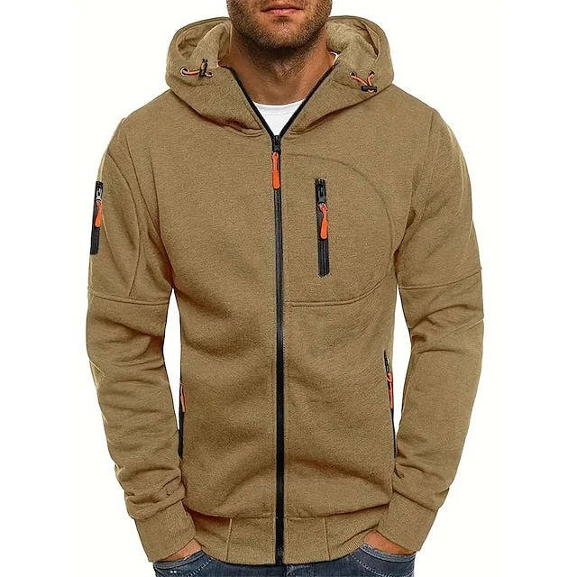 Velina Moda | Hoodie with full zipper - Comfortable hoodie