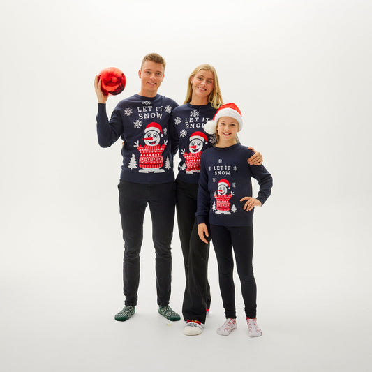 Velina Moda | Let It Snow Christmas Sweater Women's