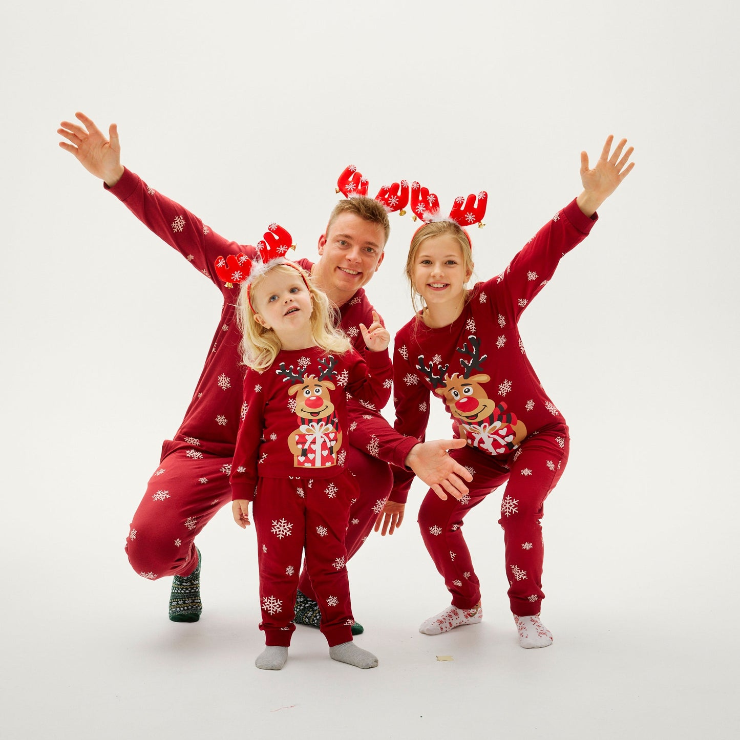 Velina Moda | Rudolf's Sweet Christmas Pajamas Red Men's