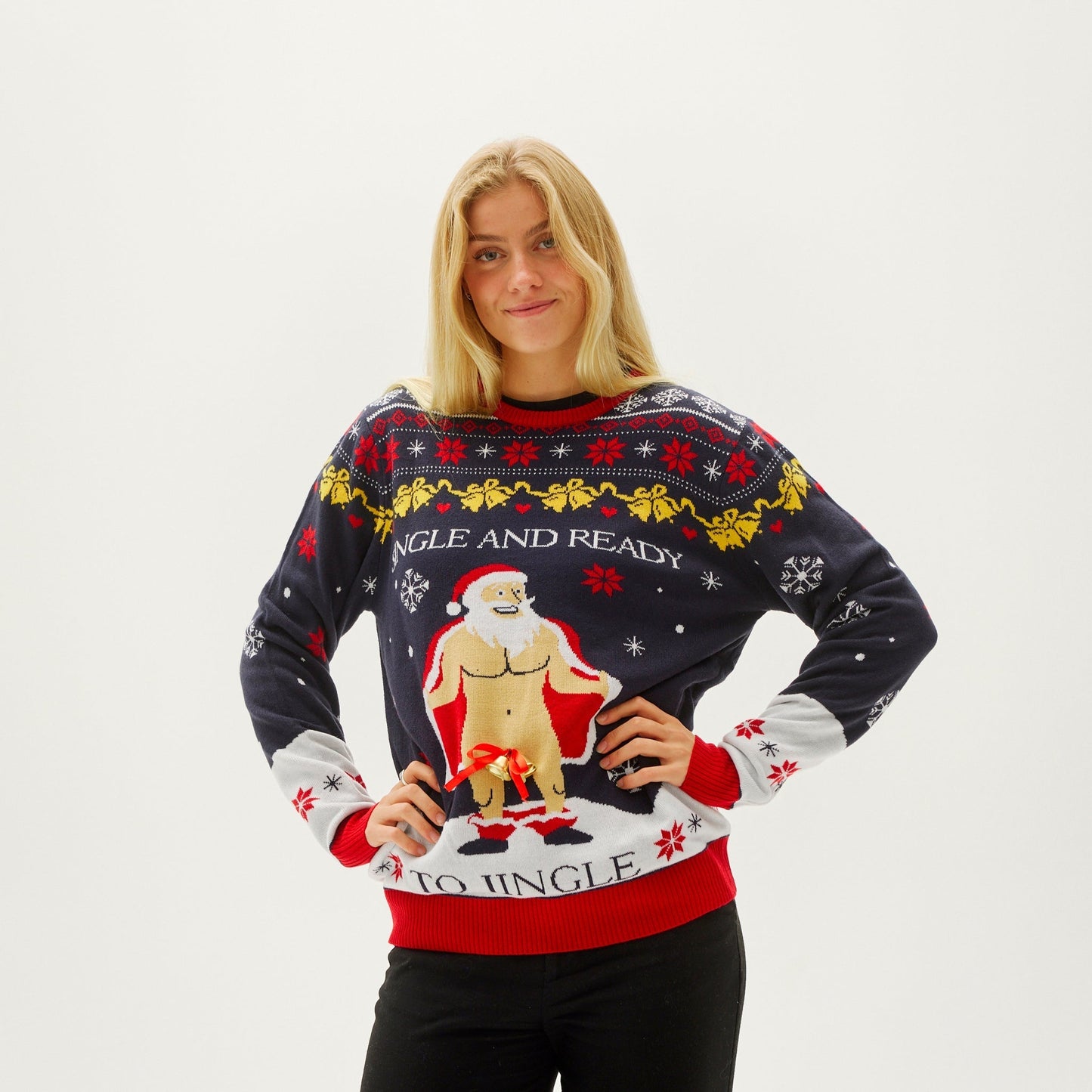 Velina Moda | The Single and Ready to Jingle Christmas Sweater Women's