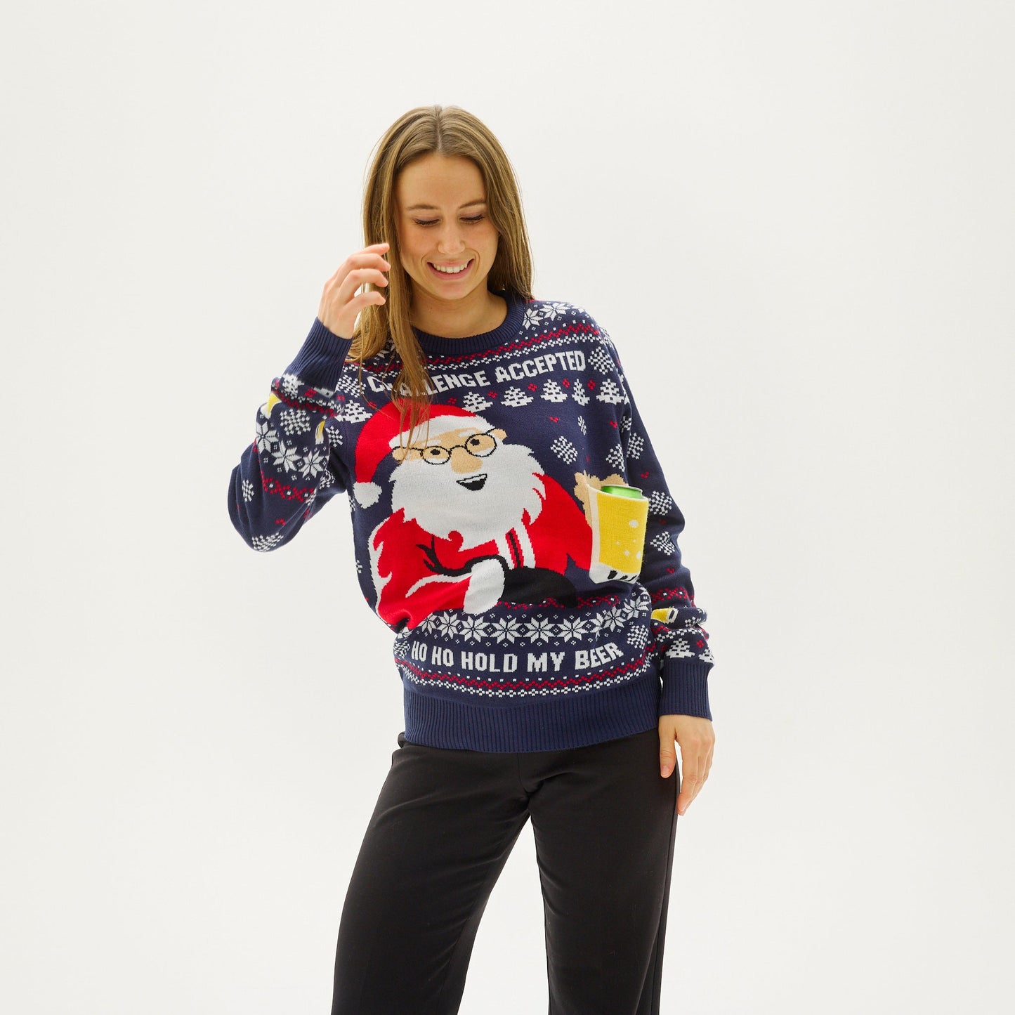 Velina Moda | Ho Ho Hold My Beer Sweatshirt Women's