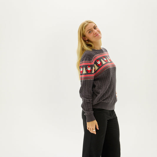 Velina Moda | Santas Cable Knit Sweater Women's