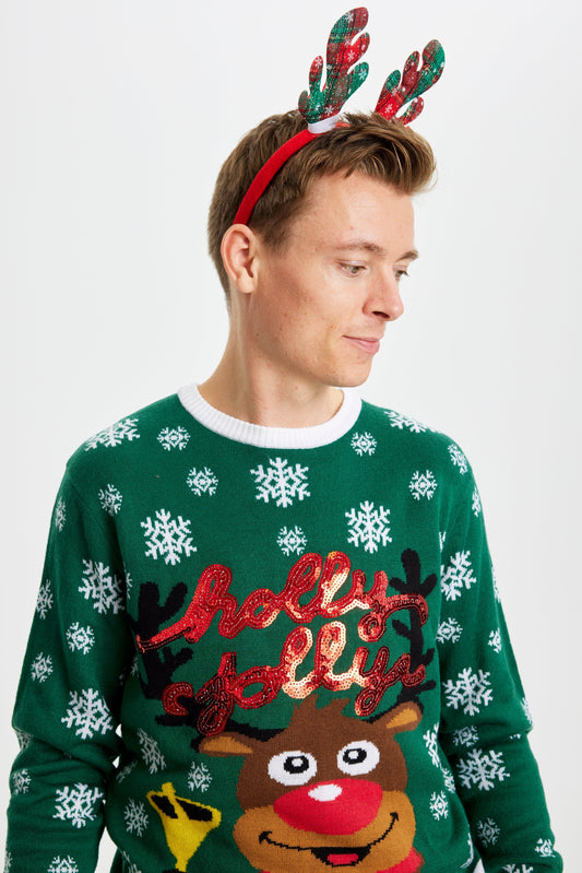 Velina Moda | Holly Jolly Christmas Christmas Sweater Men