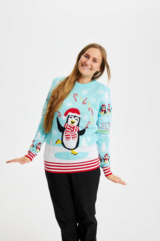 Velina Moda | Pingos Christmas Sweater LED Women