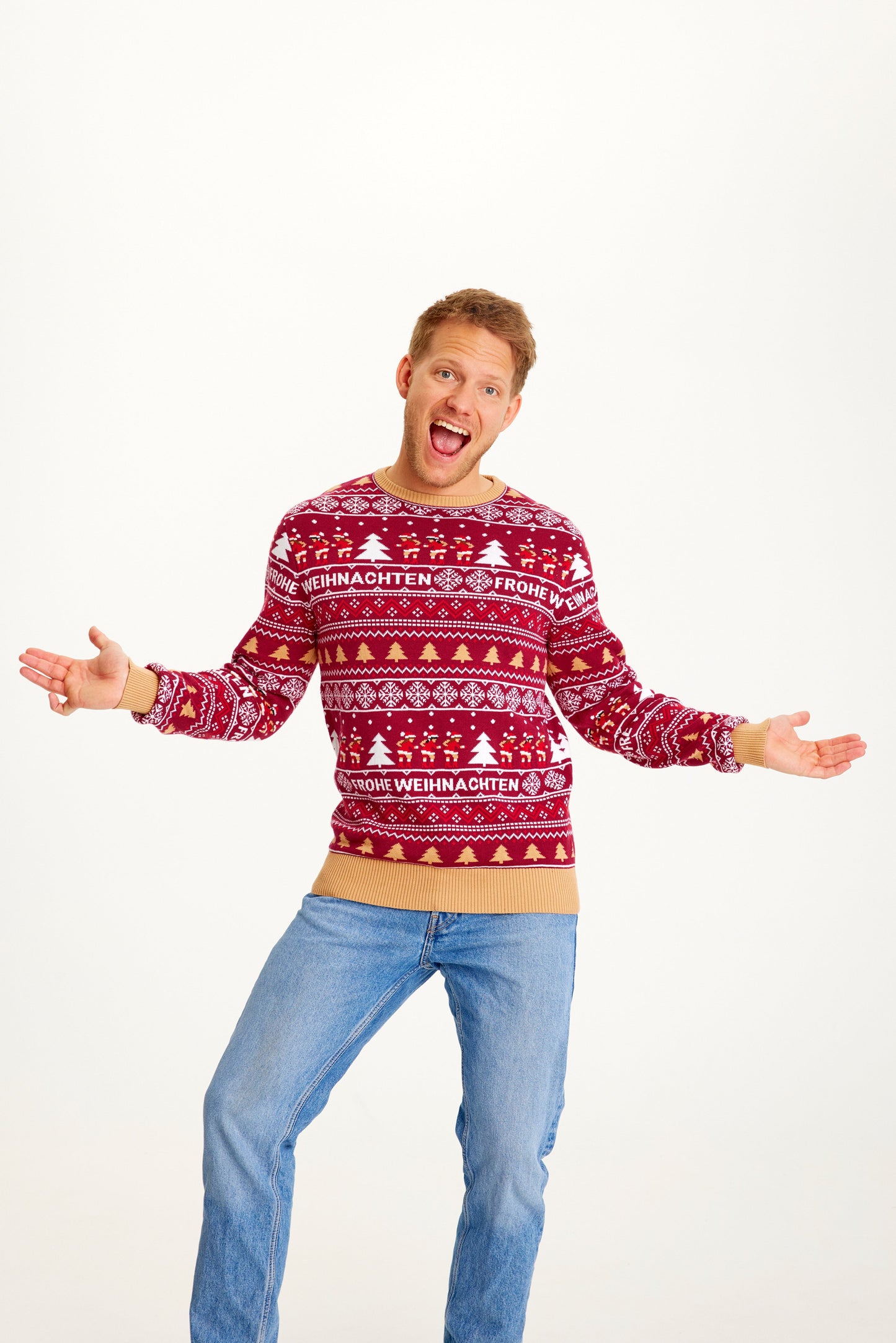 Velina Moda | Merry Christmas Christmas Knit Sweater Men