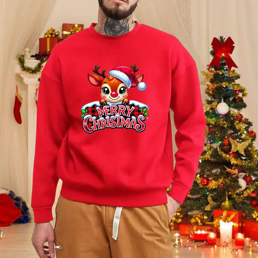 Velina Moda | Elk Sweater for Men - Warm & Comfortable Sweater for Winter
