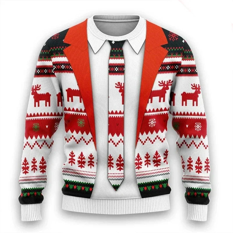 Velina Moda | 3D Christmas Sweater - Warm & Trendy Sweater for the Holidays