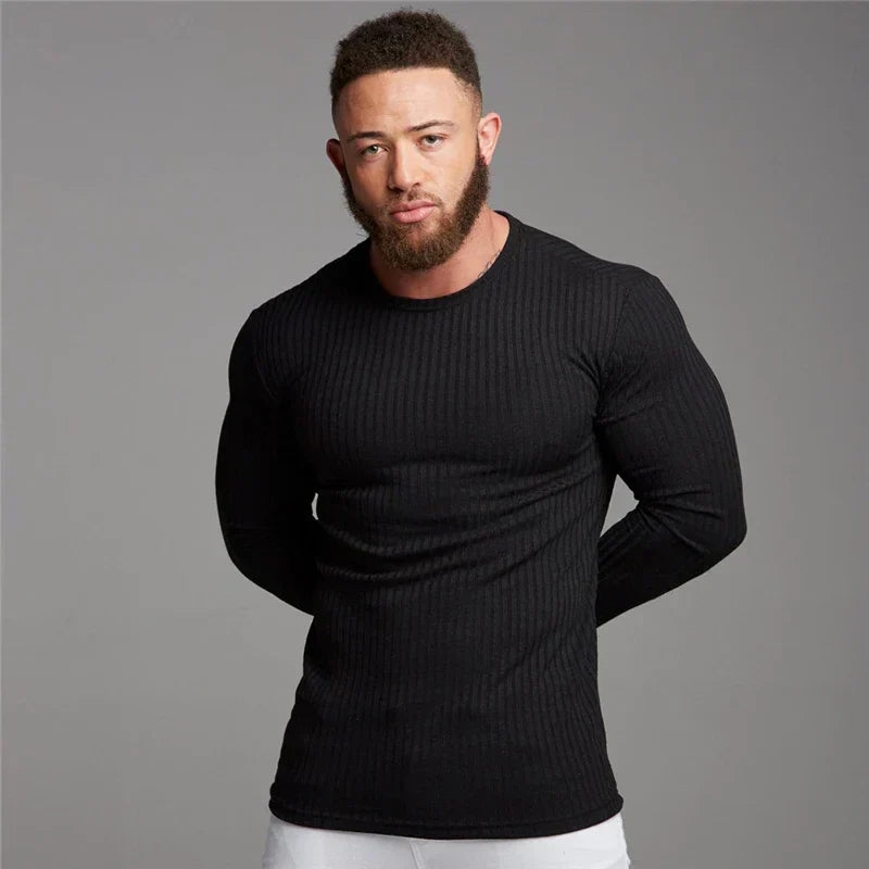 Leo - Men's long-sleeved cotton thermal shirt