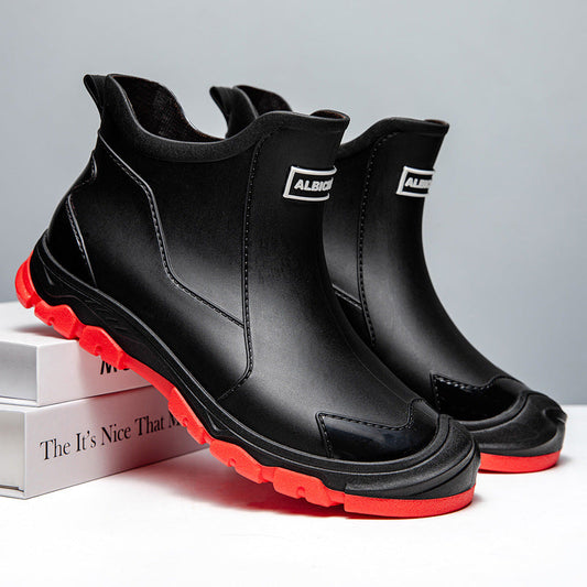 Men's rubber boots with non-slip sole and flexible entry Velina Moda