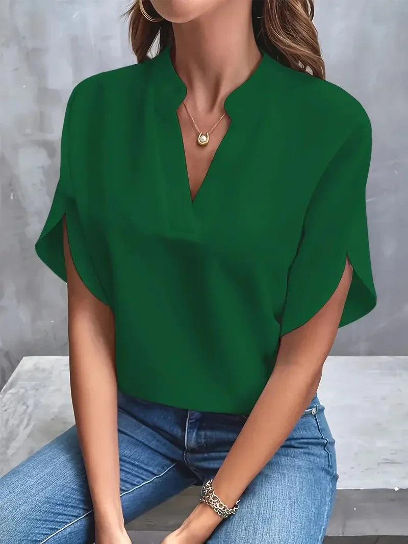 Ivanna - Blusa de poliéster elegante y cómoda