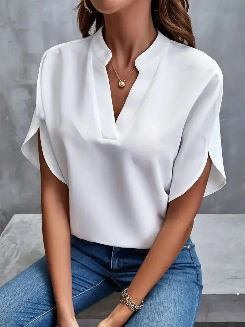 Ivanna - Blusa de poliéster elegante y cómoda