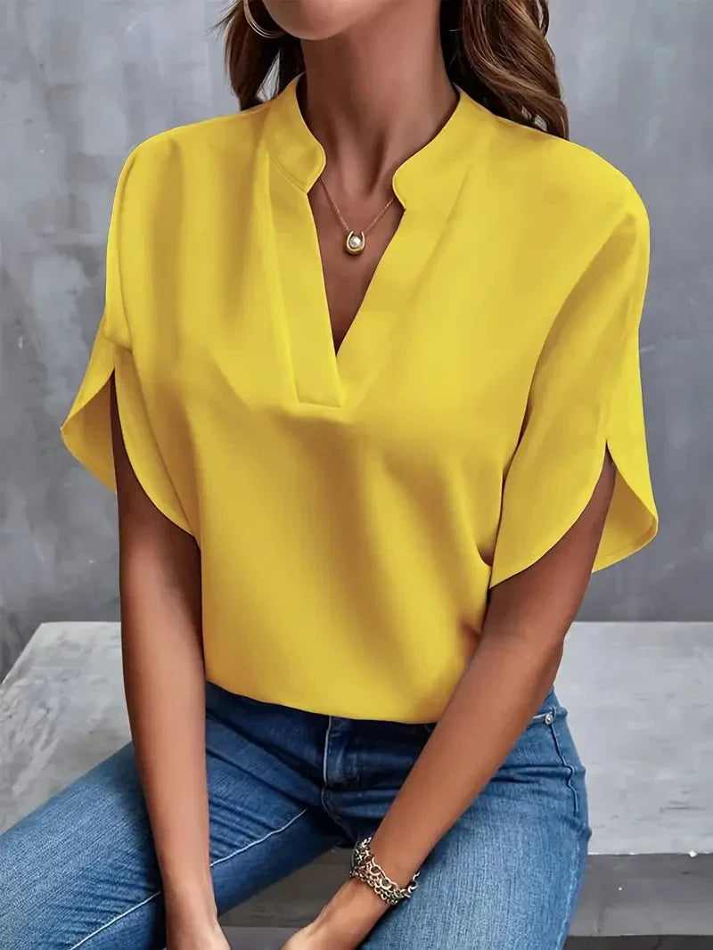 Ivanna - Blusa de poliéster elegante y cómoda