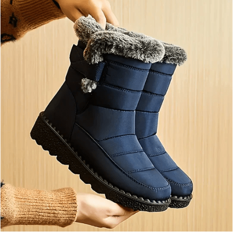 Emma - Padded snow boots with synthetic fur lining