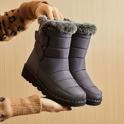Emma - Padded snow boots with synthetic fur lining