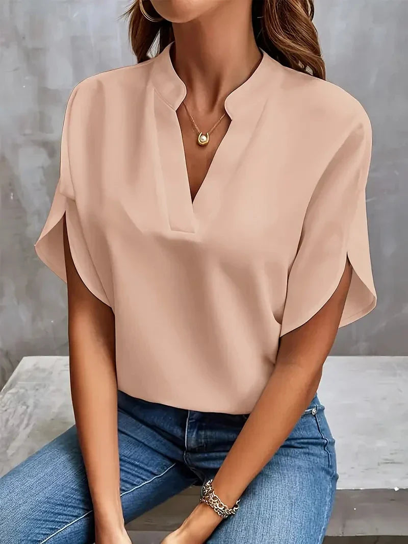 Ivanna - Blusa de poliéster elegante y cómoda