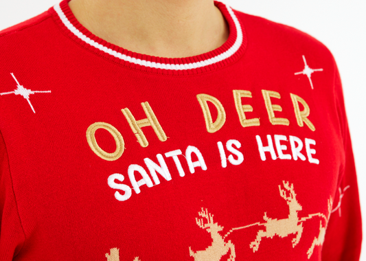 Velina Moda | Oh Deer Sweater Women