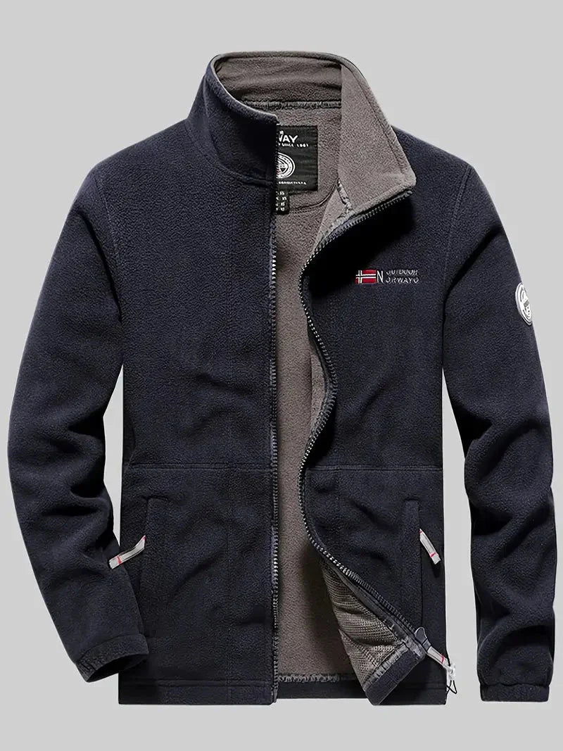 Velina Moda | Fleece Jacket Men - High-Quality Insulation
