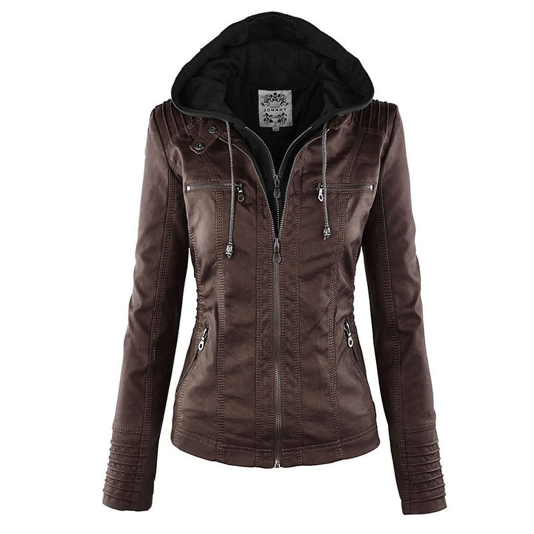 Velina Moda | Women's Jacket with Hood Long Women's Jacket Winter